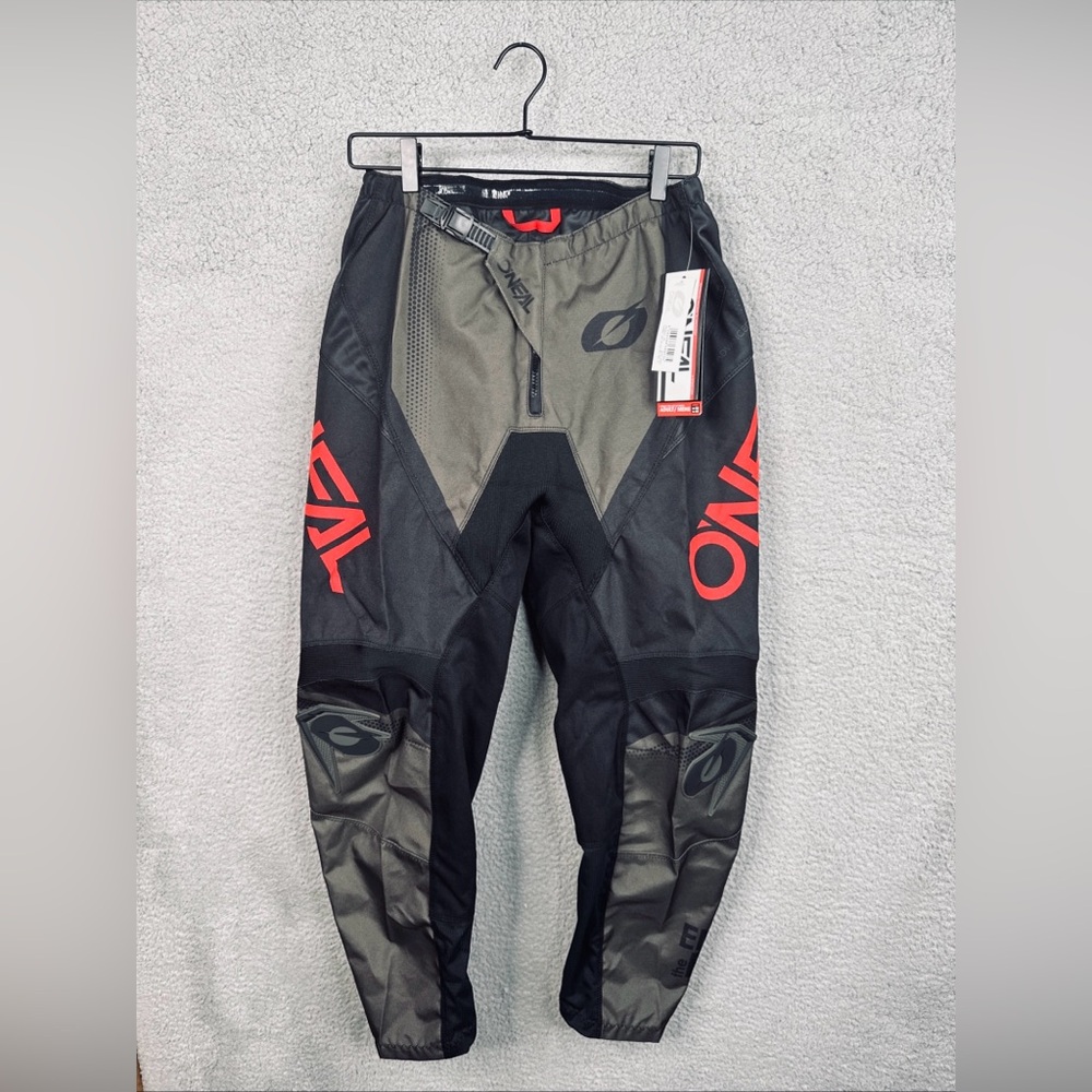O'Neal The Art Of Moto Off Road Motocross MX Pants Racewear Blk/Gray/Red SZ 32